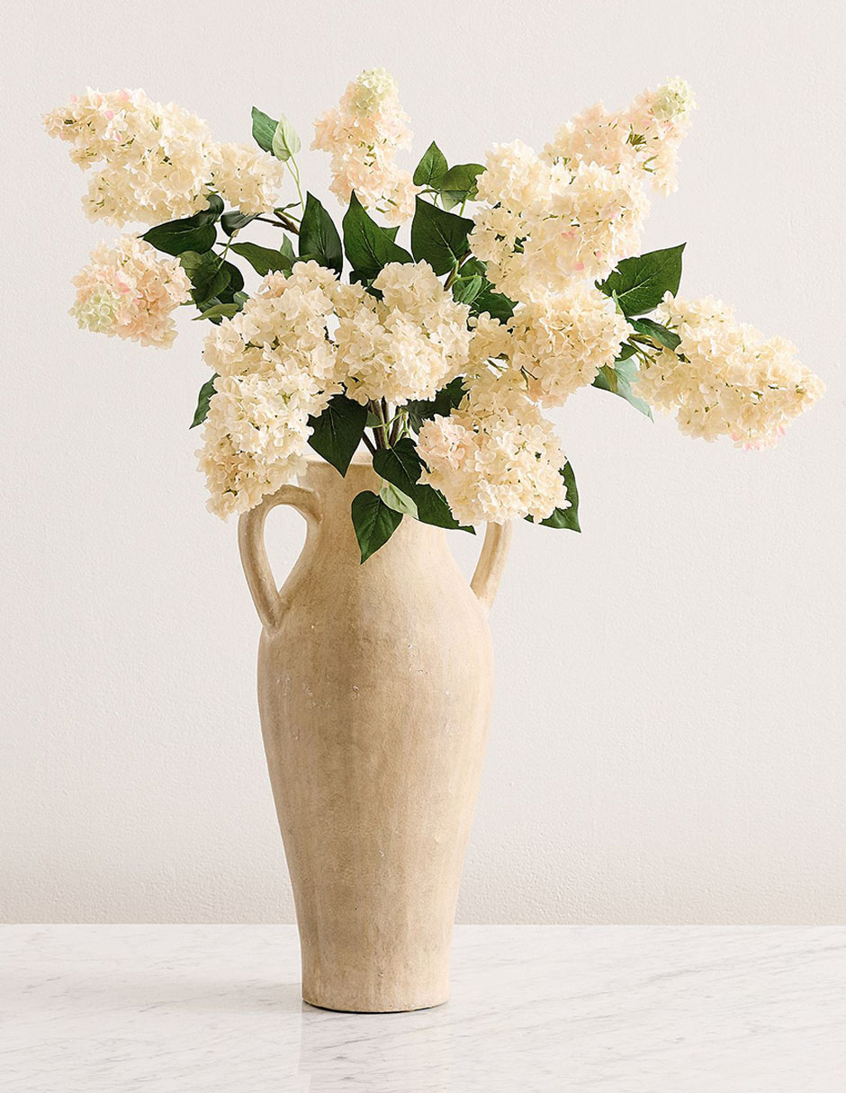 Ramo de hortensia decorativo Cream Lilac
