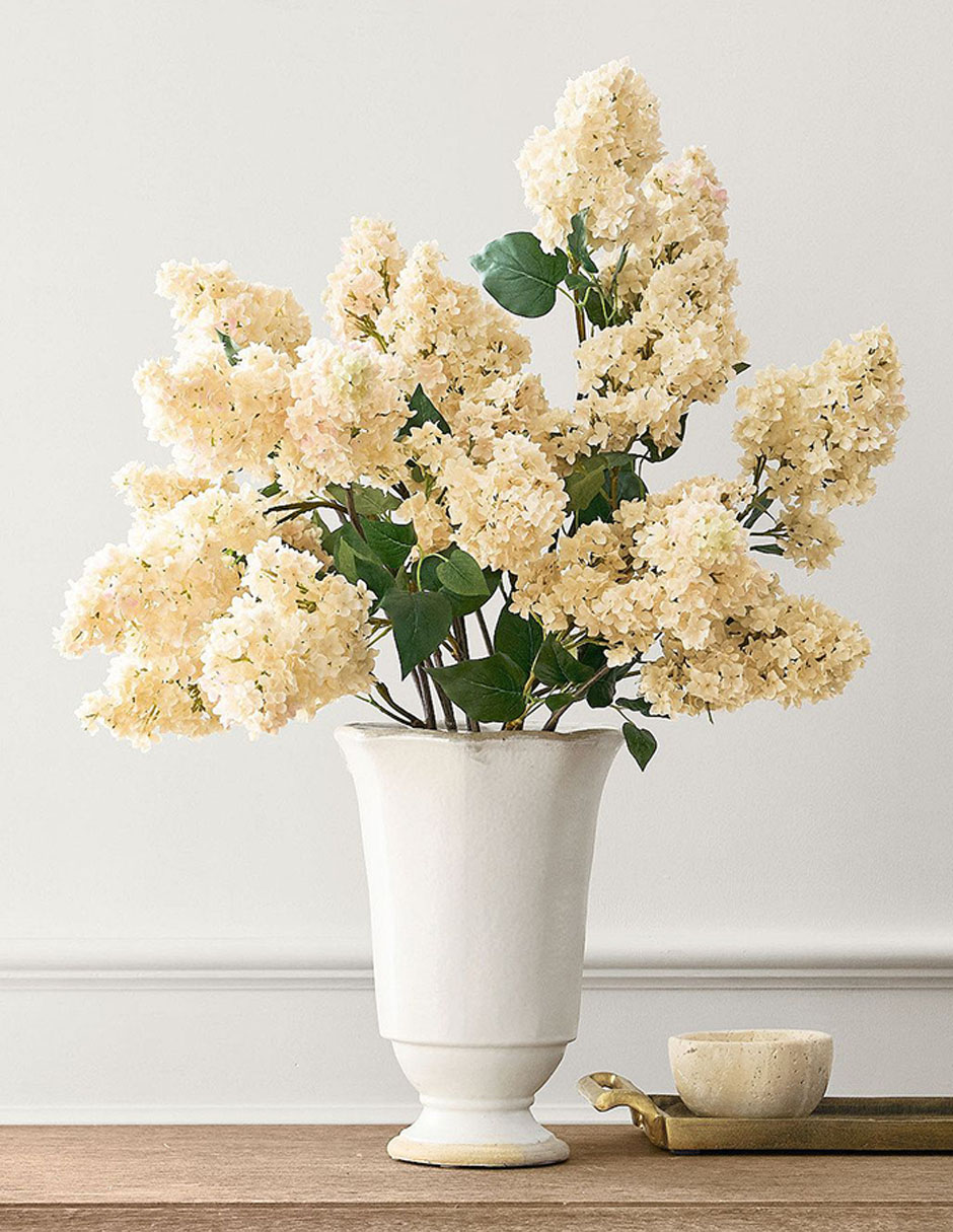 Ramo de hortensia decorativo Cream Lilac