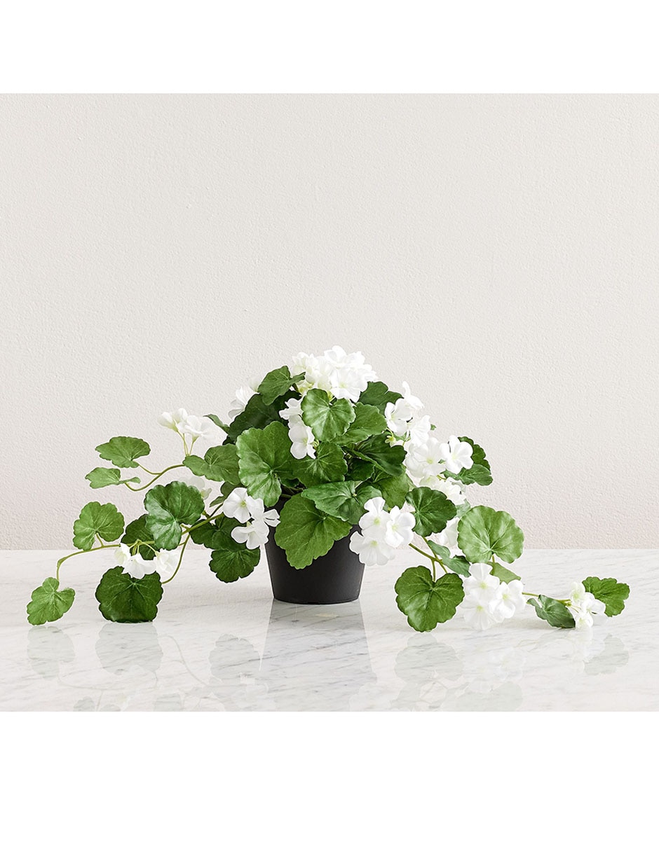 Planta colgante geranio artificial Geranium