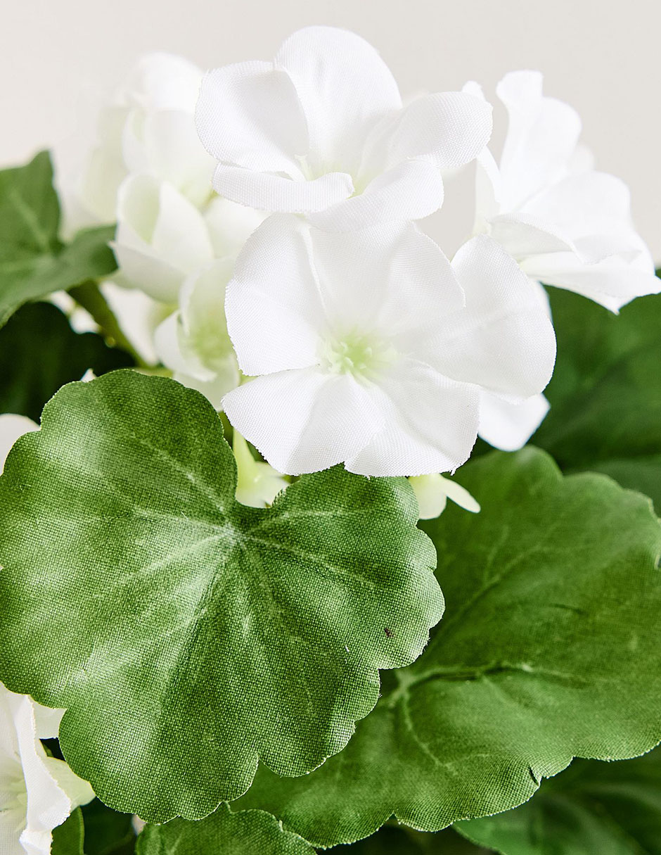 Planta colgante geranio artificial Geranium