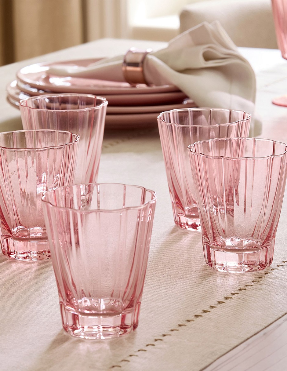 Vaso para agua Fluted de vidrio 3