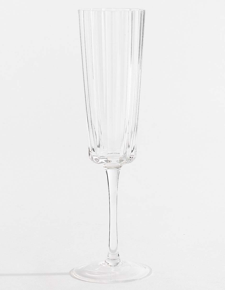 Copa Fluted de vidrio