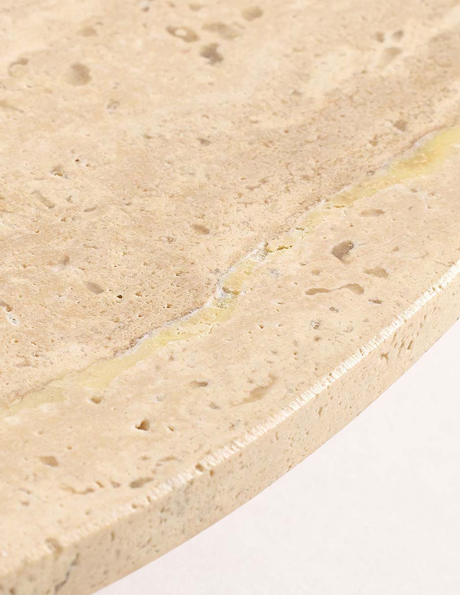 Lazy susan Travertine de mármol