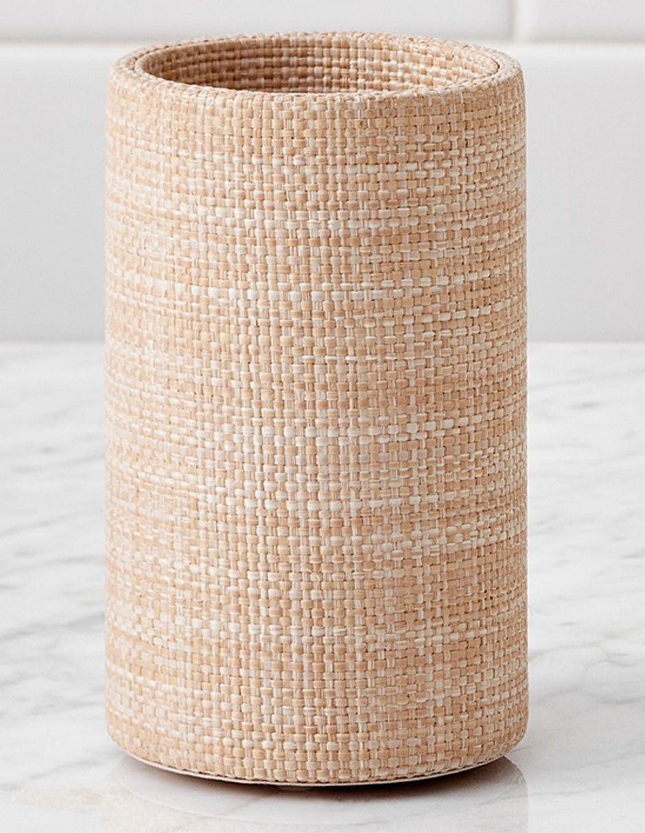 Porta cepillo de dientes Pottery Barn Raffia