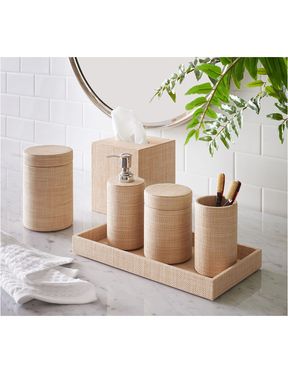 Porta cepillo de dientes Pottery Barn Raffia