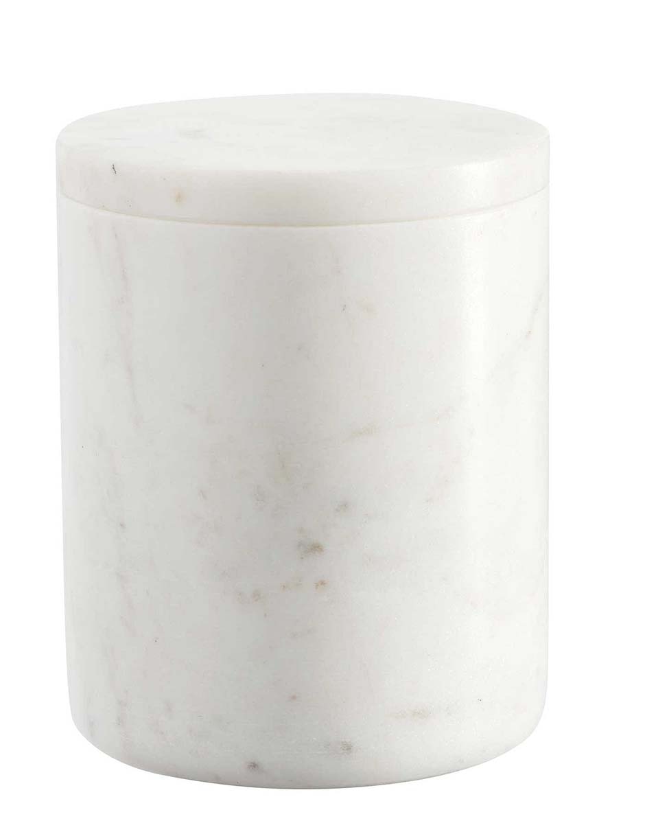 Frasco de almacenamiento frost marble de mármol