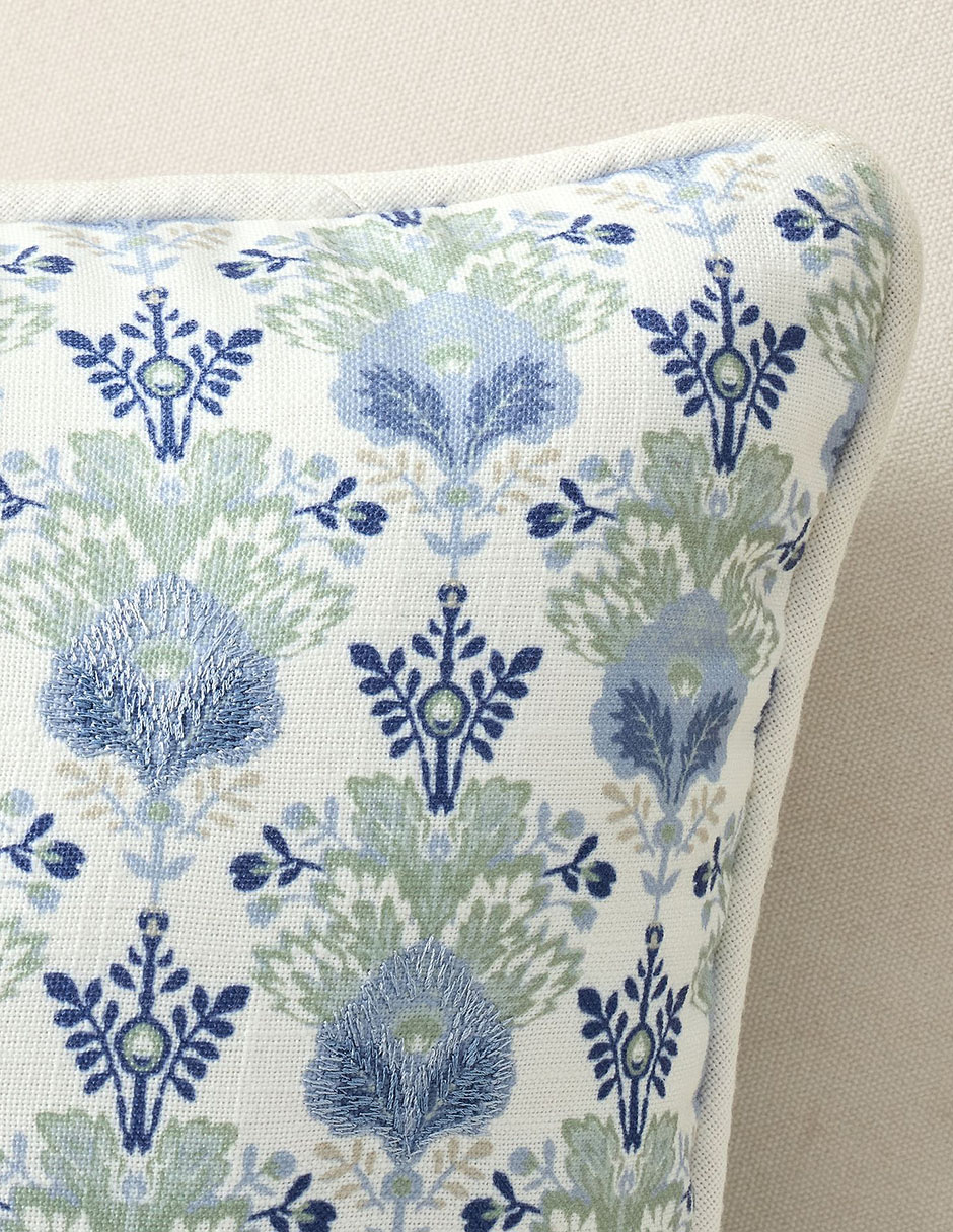 Cojín kravet blossom