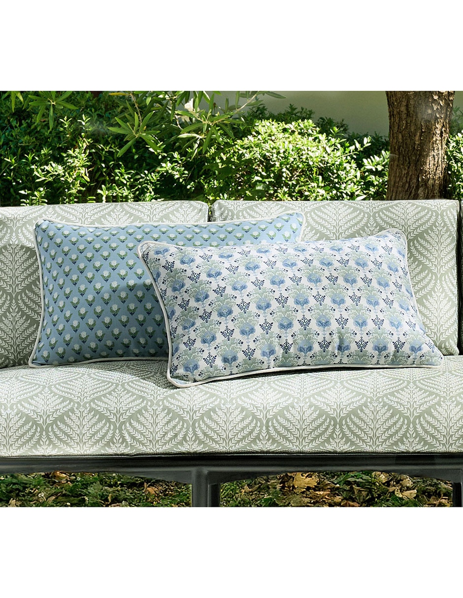 Cojín kravet blossom