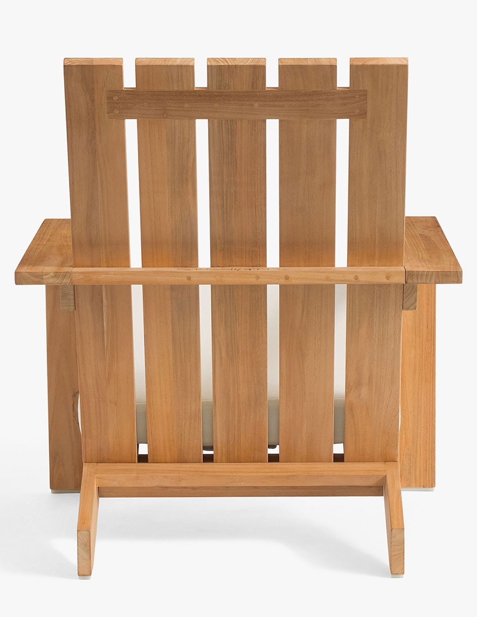 Silla Malibu de madera teca 6