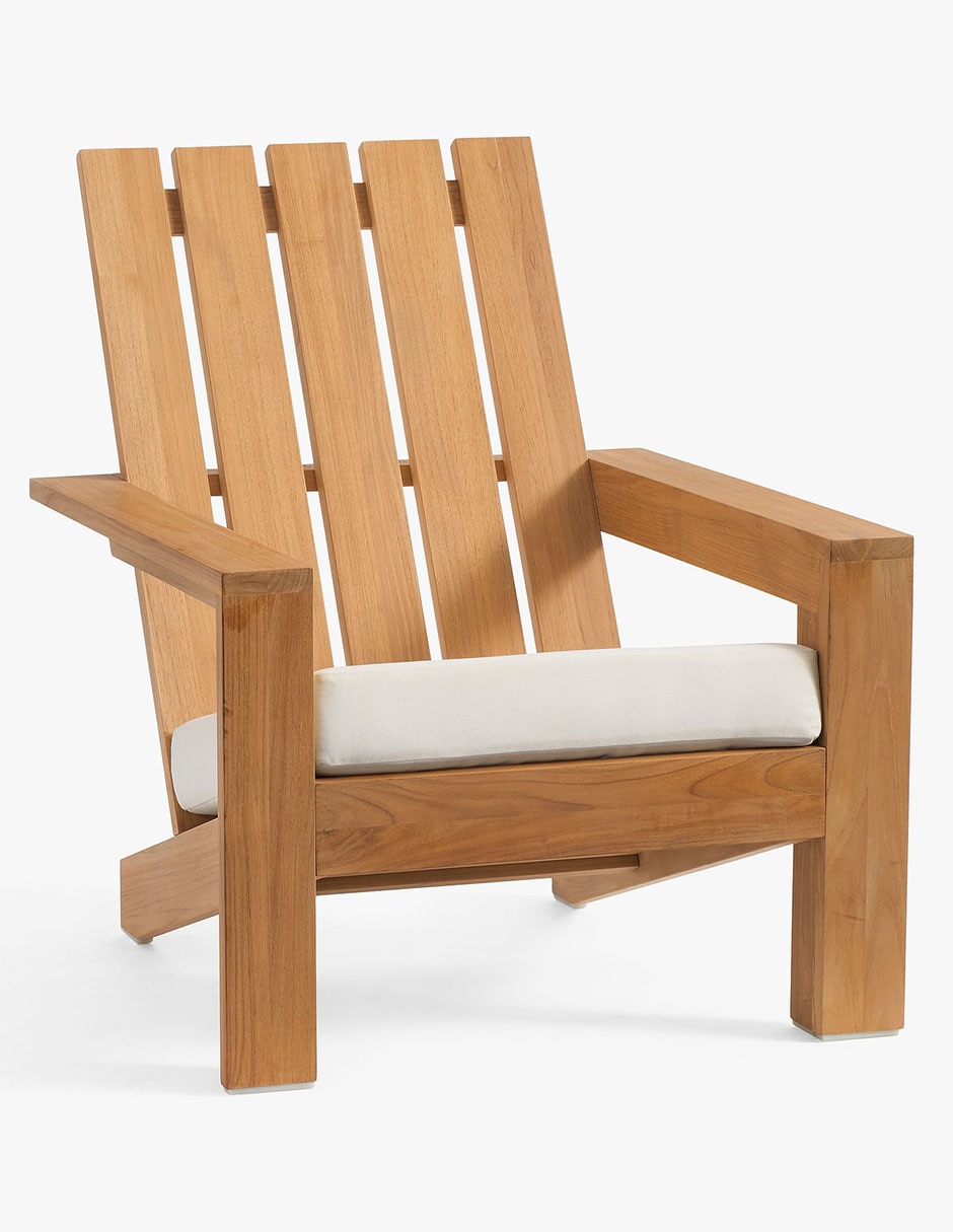 Silla Malibu de madera teca 2
