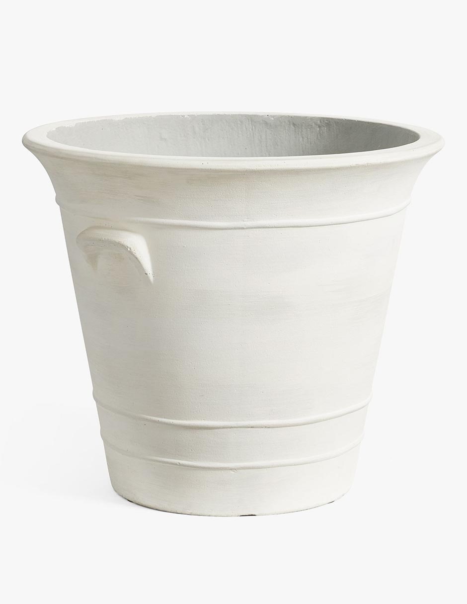 Maceta Nantucket de fiberstone
