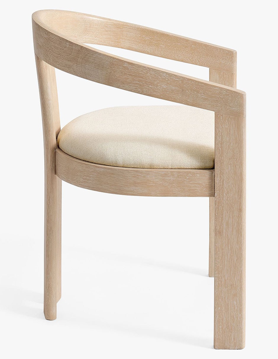 Silla con brazos Marin de madera 5