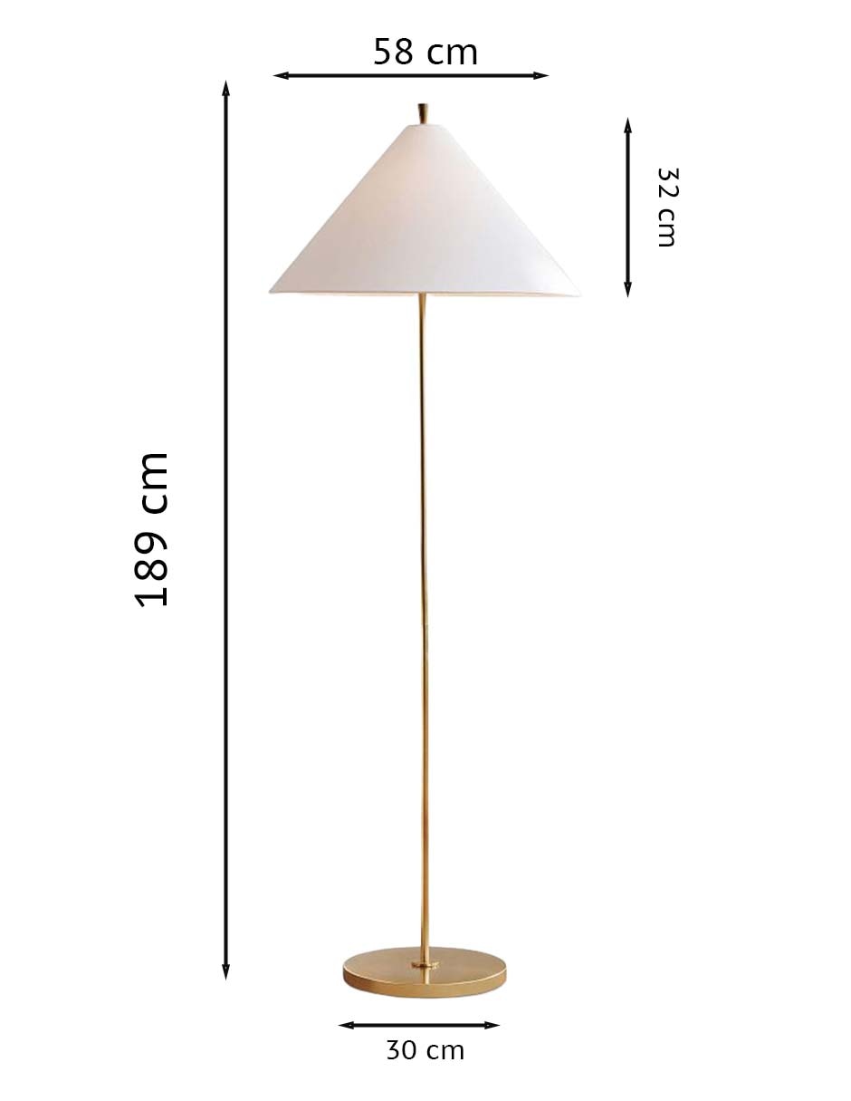 Lámpara de pie led Ellis 6