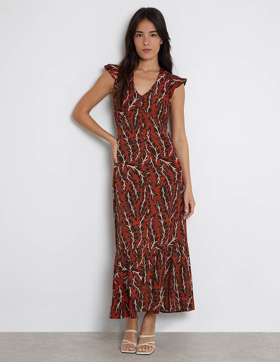 Vestido largo casual Trucco para mujer