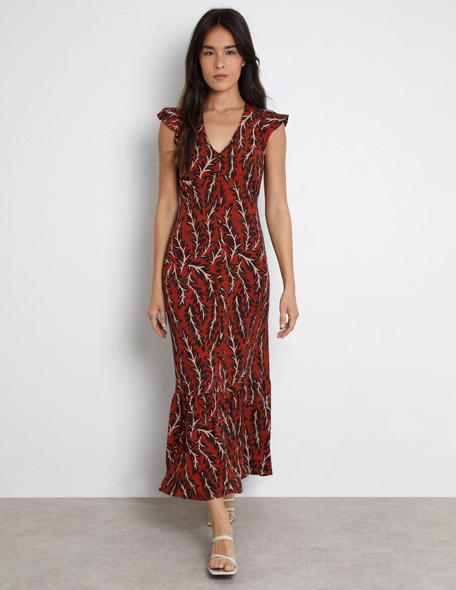 Vestido largo casual Trucco para mujer