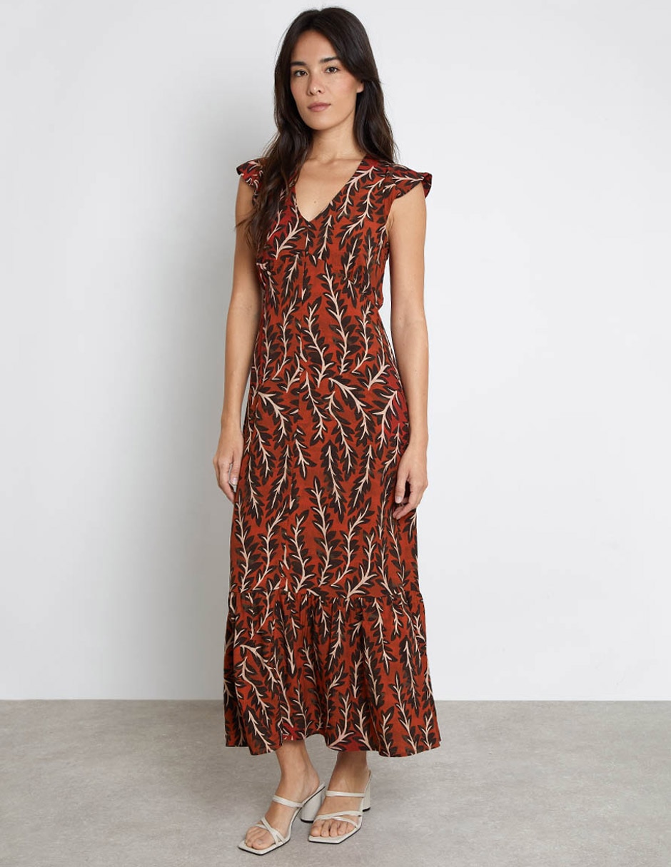 Vestido largo casual Trucco para mujer