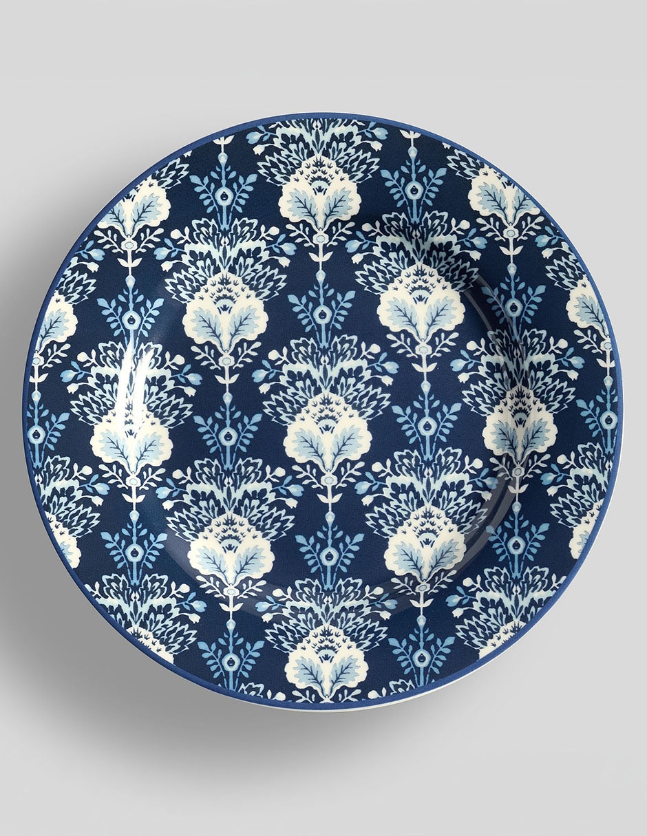 Plato ensalada Kravet Blossom de cerámica