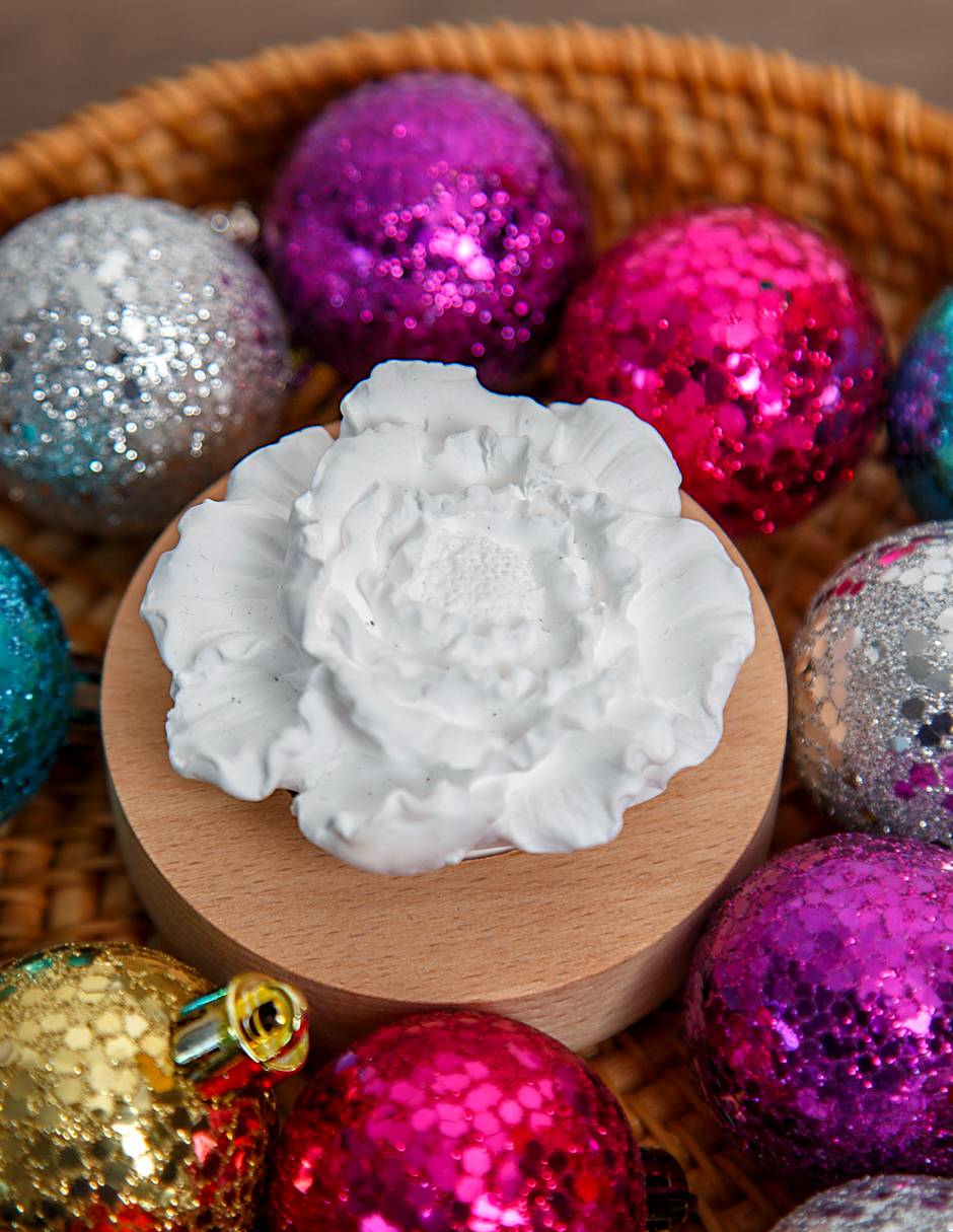 Aromatizante Navidad adorno perfumado de aroma bergamota y lavanda 3