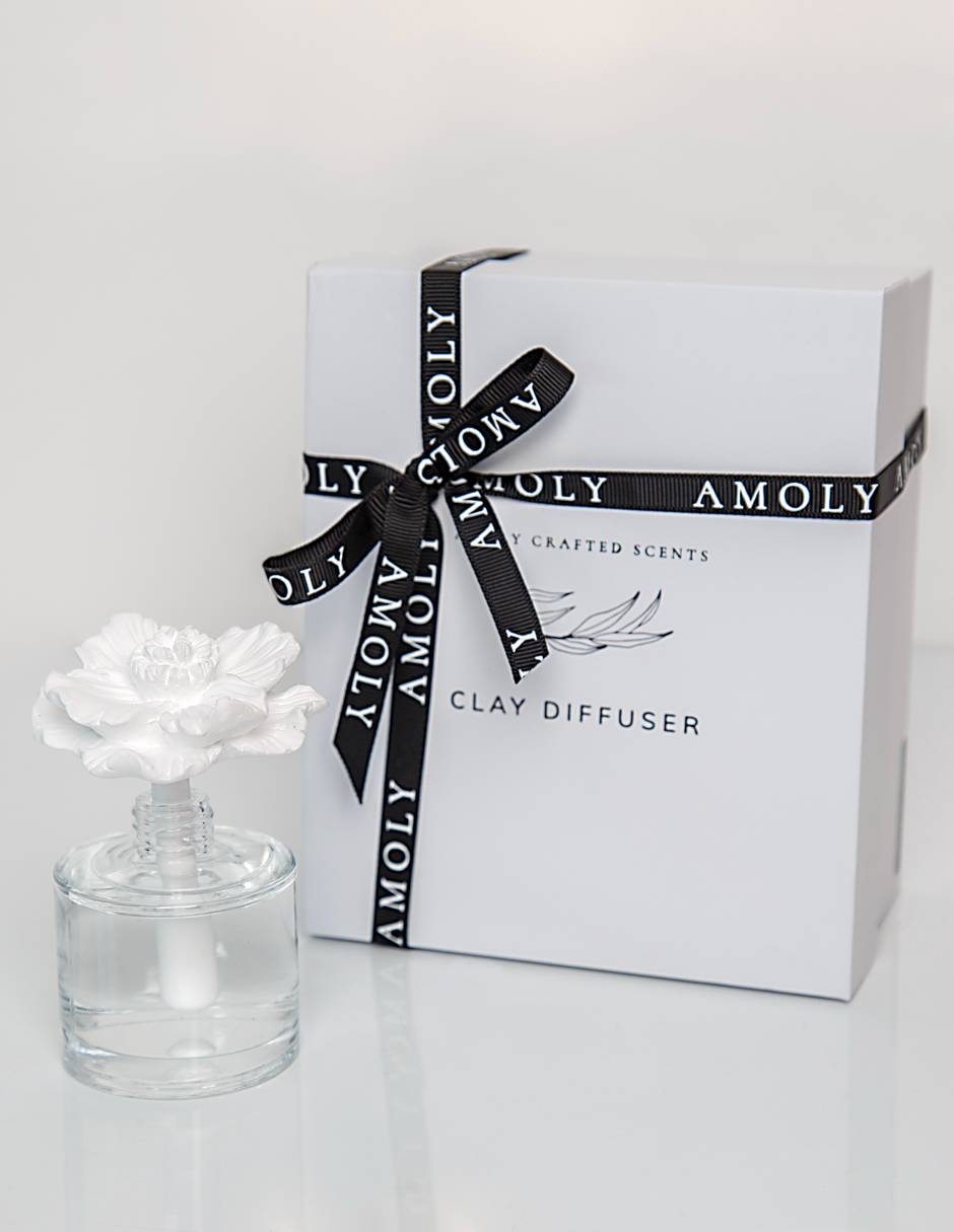 Difusor absorbente Flor aroma bergamota y lavanda Difusor absorbente Flor aroma bergamota y lavanda