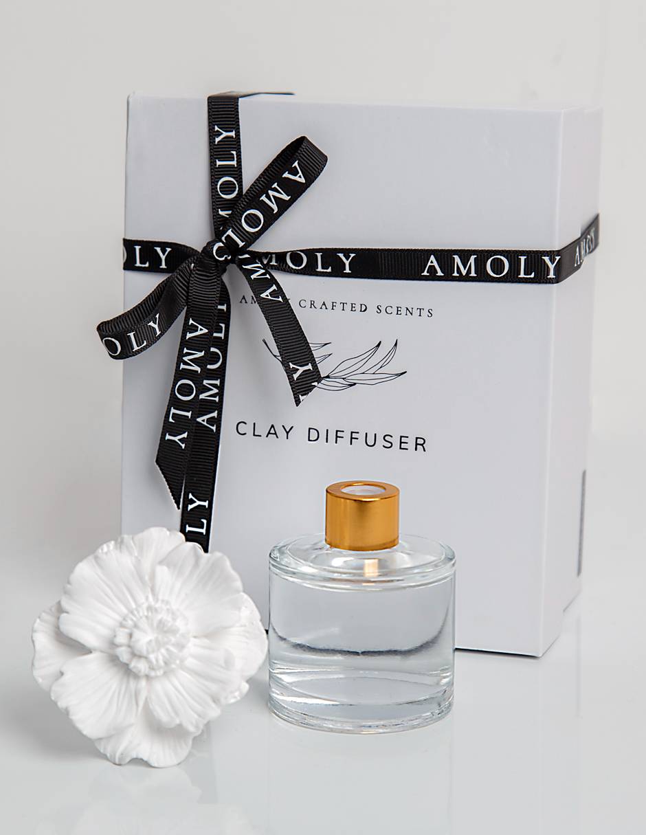 Difusor absorbente Flor aroma bergamota y lavanda
