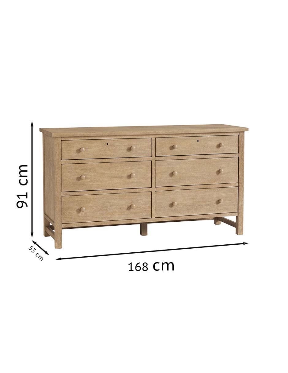 Cómoda Farmhouse de madera 7