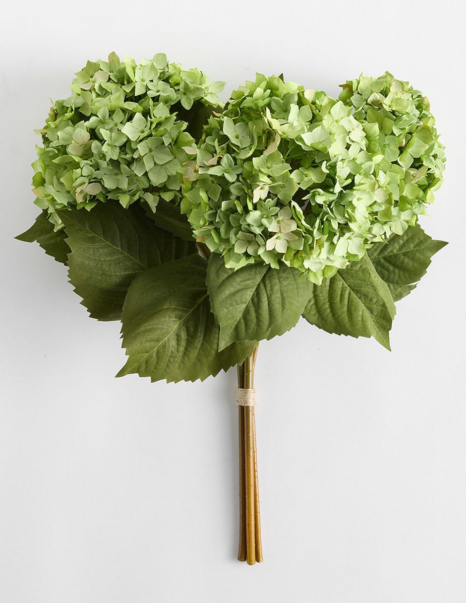 Ramo de hortensias decorativas Faux 1