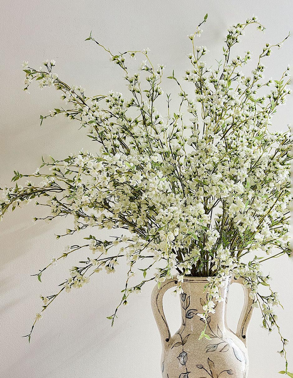 Ramo de flores silvestres decorativas Faux Bundle
