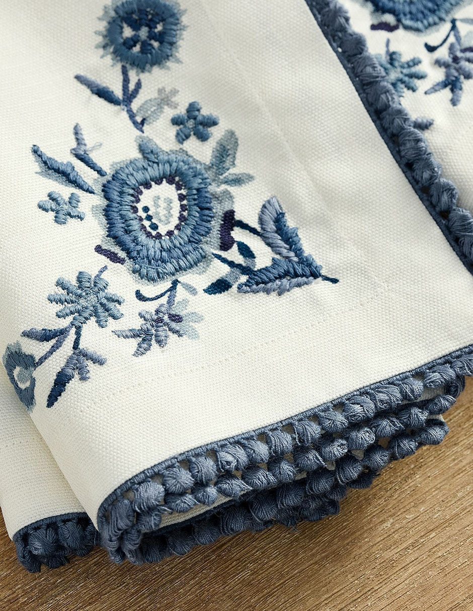 Set de servilletas Odette de algodón 4 piezas