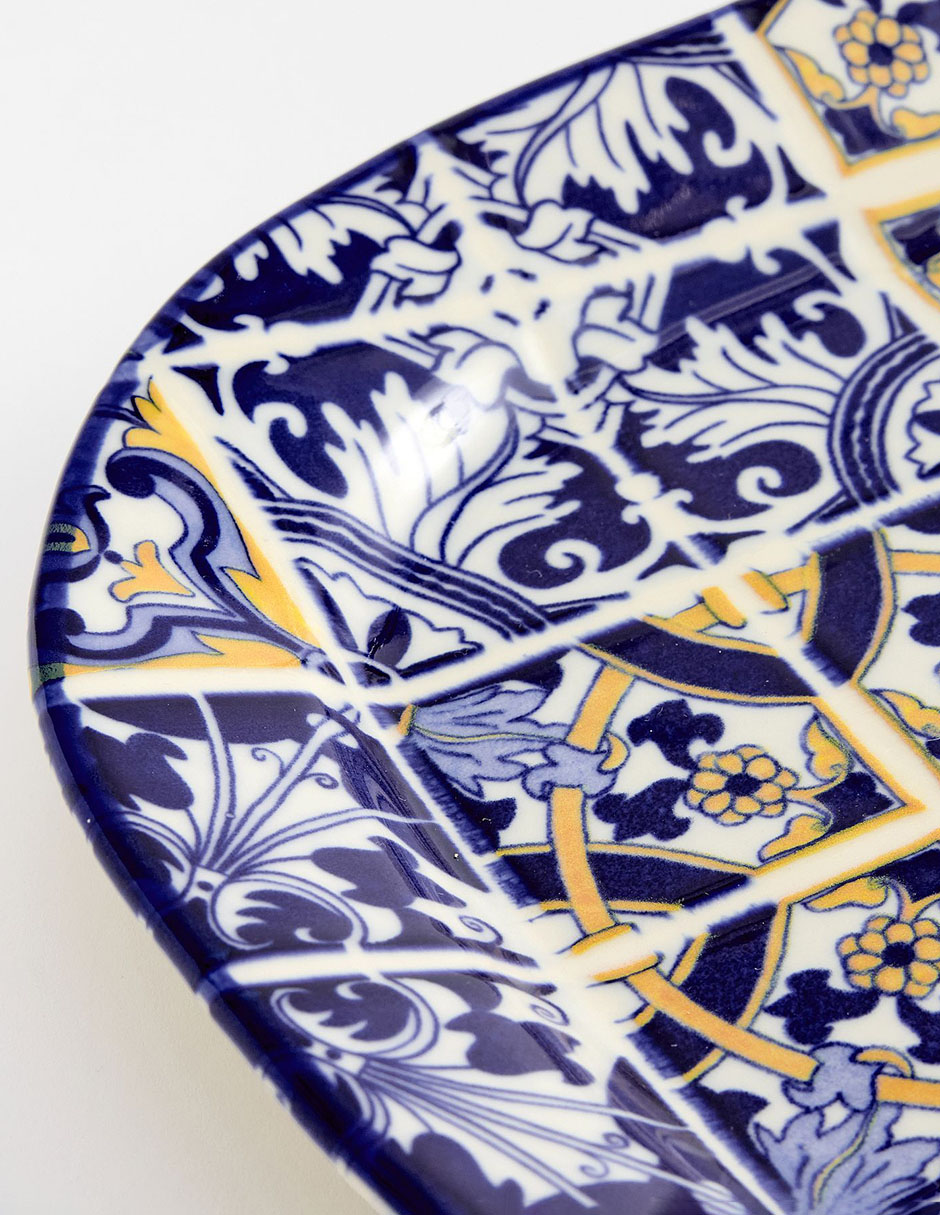 Plato trinche lisbon de cerámica una pieza