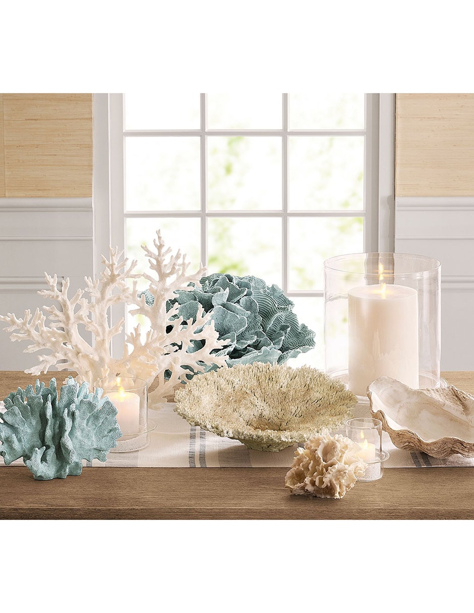 FIG DECORATIVA PB FAUX CORAL, AZUL 4