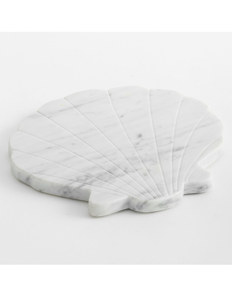 Tabla para queso figural shell de mármol 1