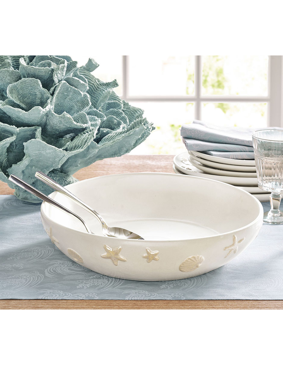 Bowl Coastal Embossed de cerámica