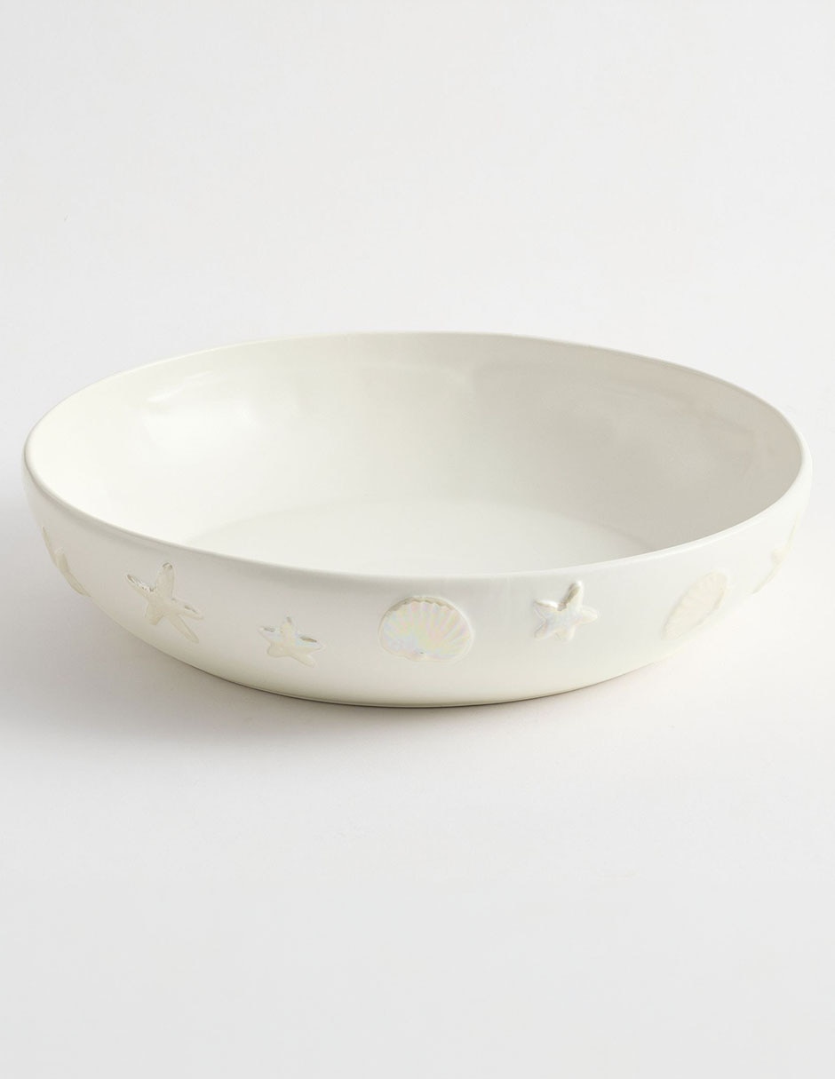 Bowl Coastal Embossed de cerámica