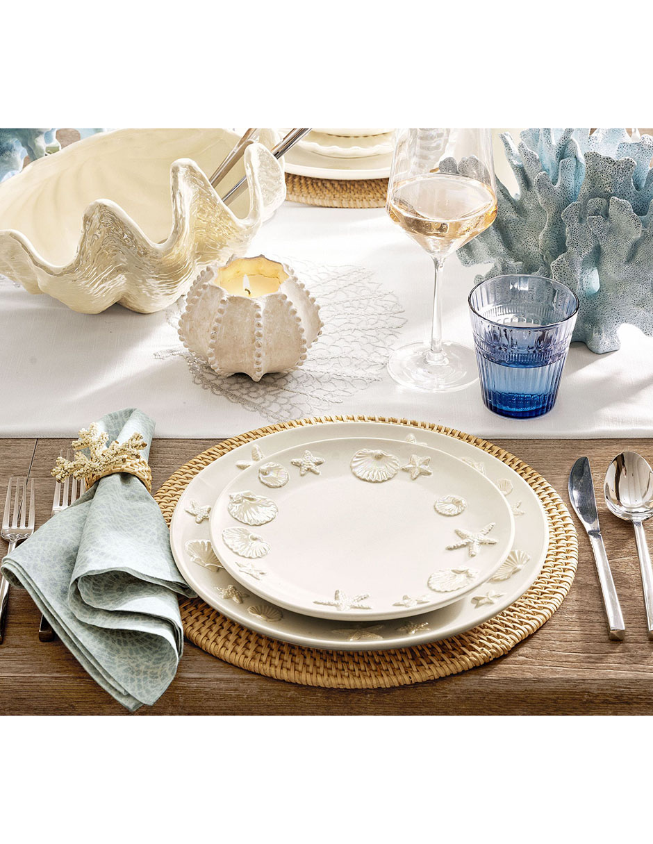 Plato de ensalada de stoneware
