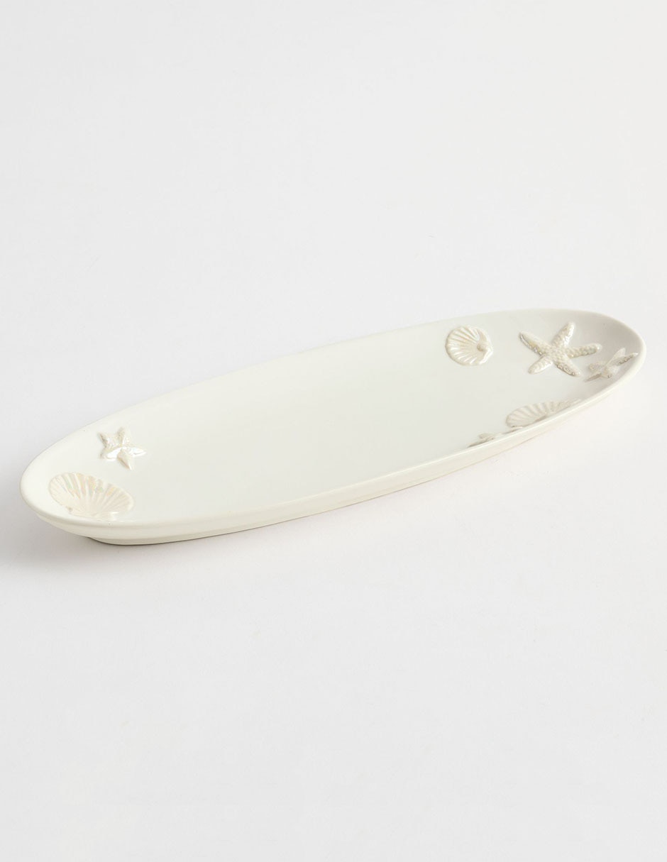 Platón Coastal Embossed De Stoneware