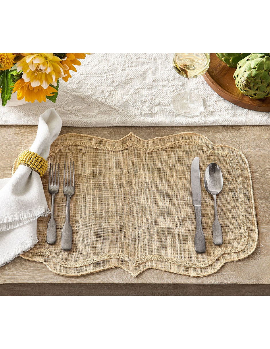 Set mantel de abacá Sully Set mantel de abacá Sully