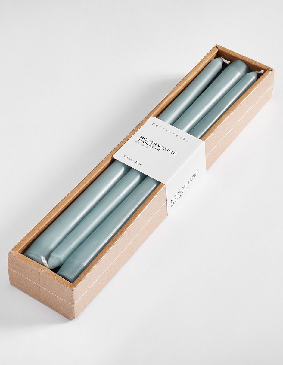 Vela taper 6 piezas