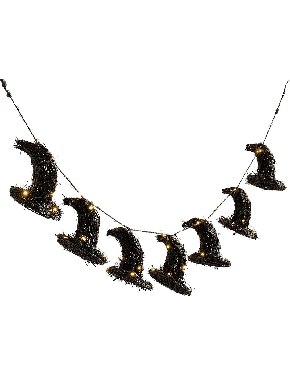 Serie luces lit witch hat string lights 183 cm