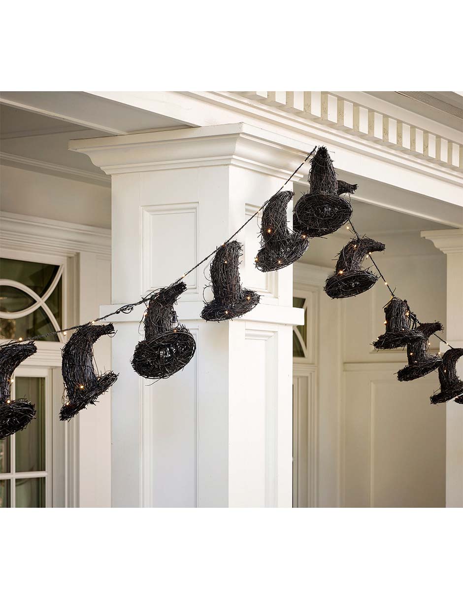 Serie luces lit witch hat string lights 183 cm 2