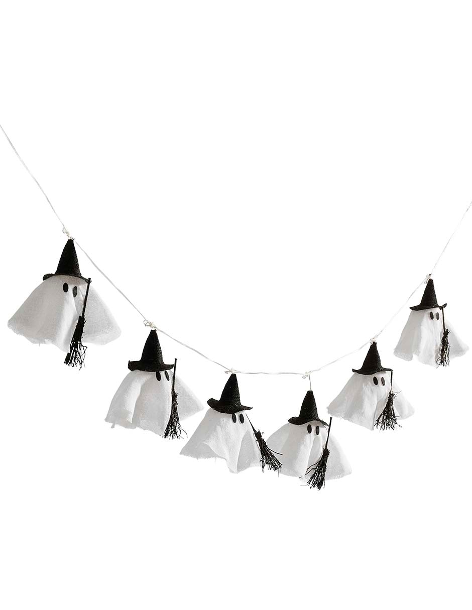 Serie luces lit witch ghost string lights con aplicación de luces 183 cm 4