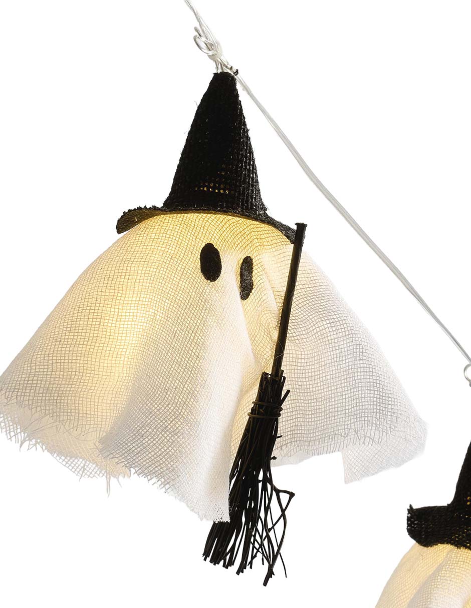 Serie luces lit witch ghost string lights con aplicación de luces 183 cm 3