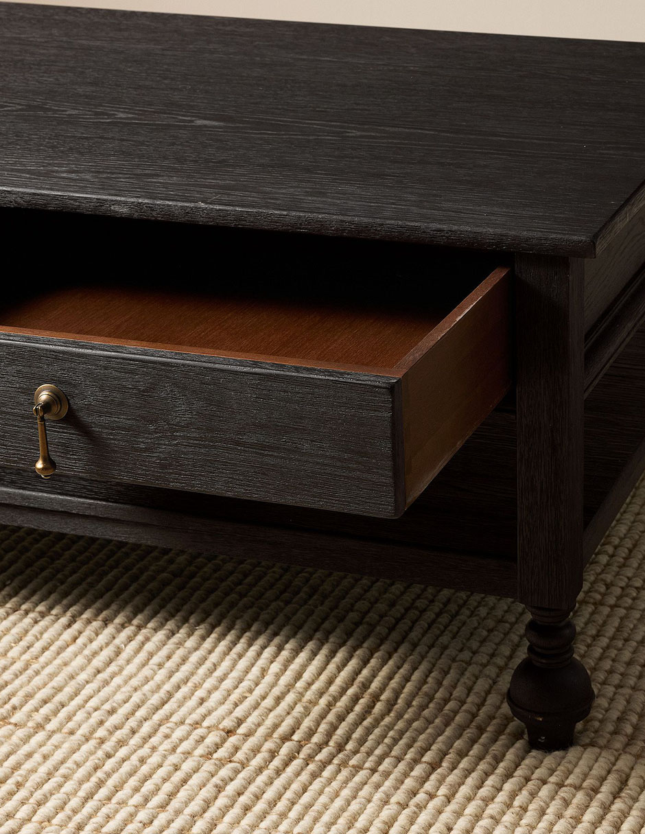 Mesa de centro Summerville de madera 7
