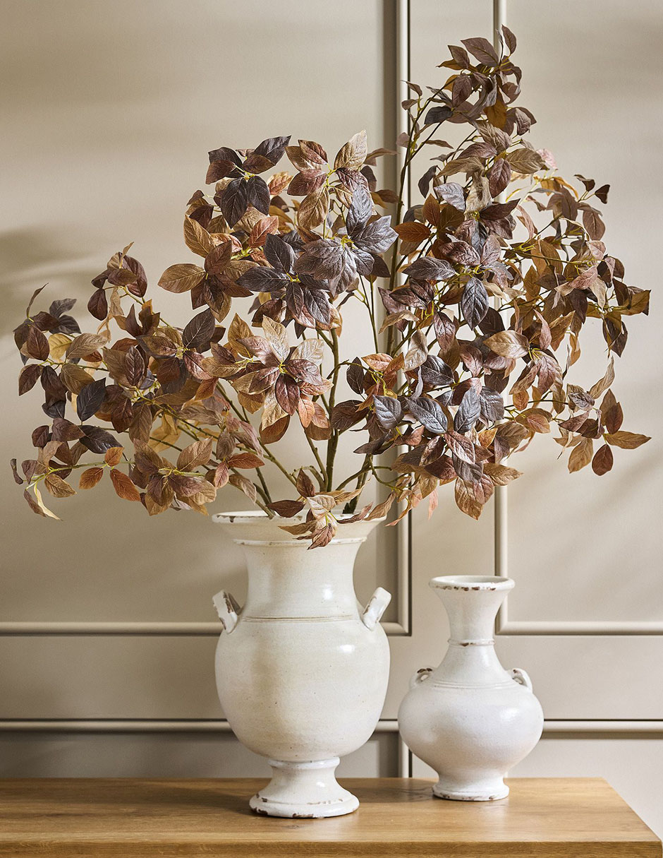 Hoja decorativa faux branch 2