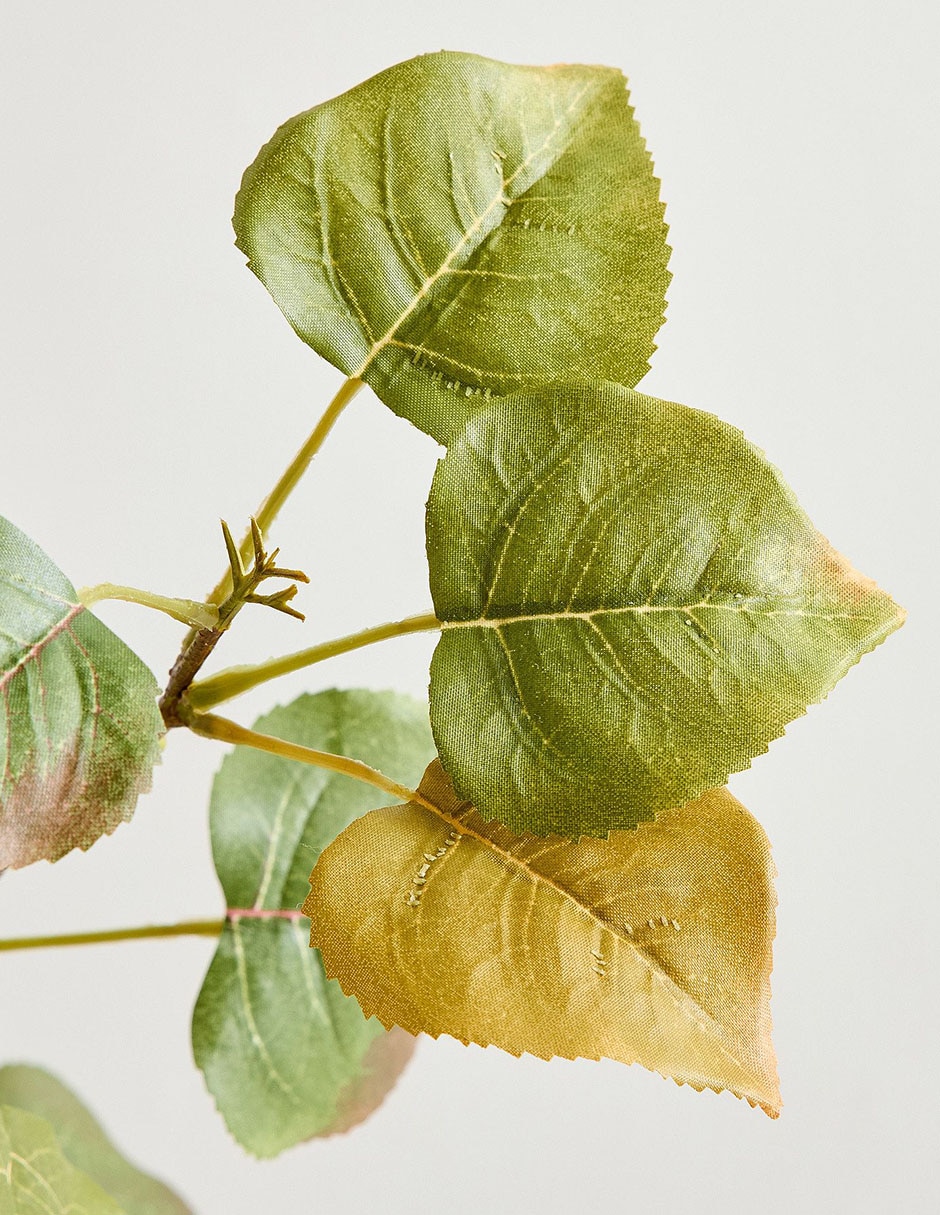 Vara hoja decorativa aspen leaf branch