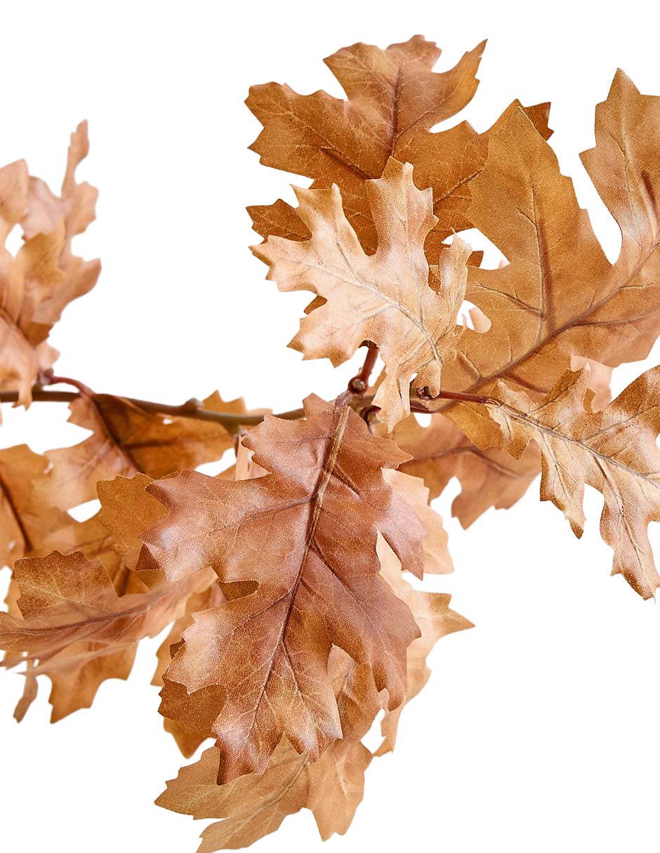 Rama decorativa oak leaf branch