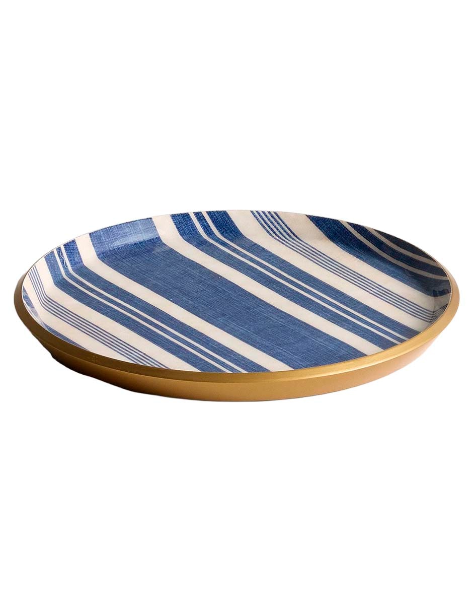 Charola a printed enamel fall de aluminio