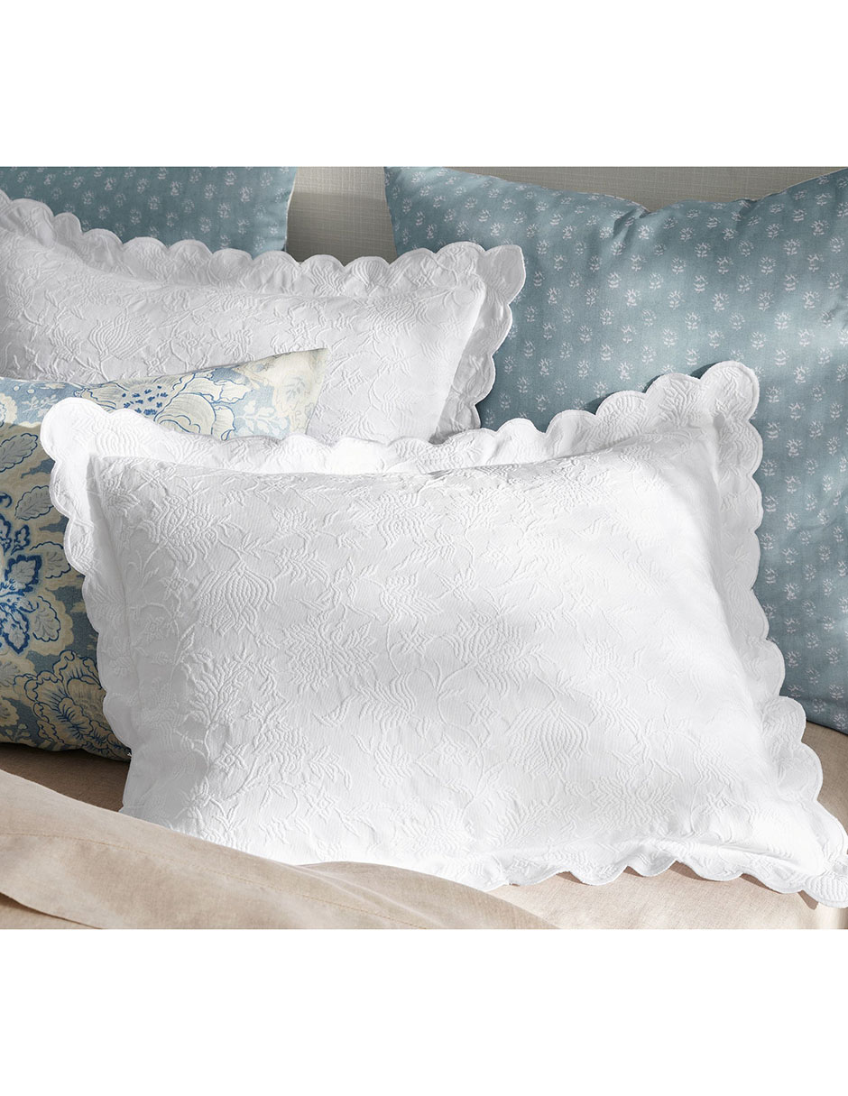 FUNDA P/ALMOHADA PB ABIGAIL SCALLOP