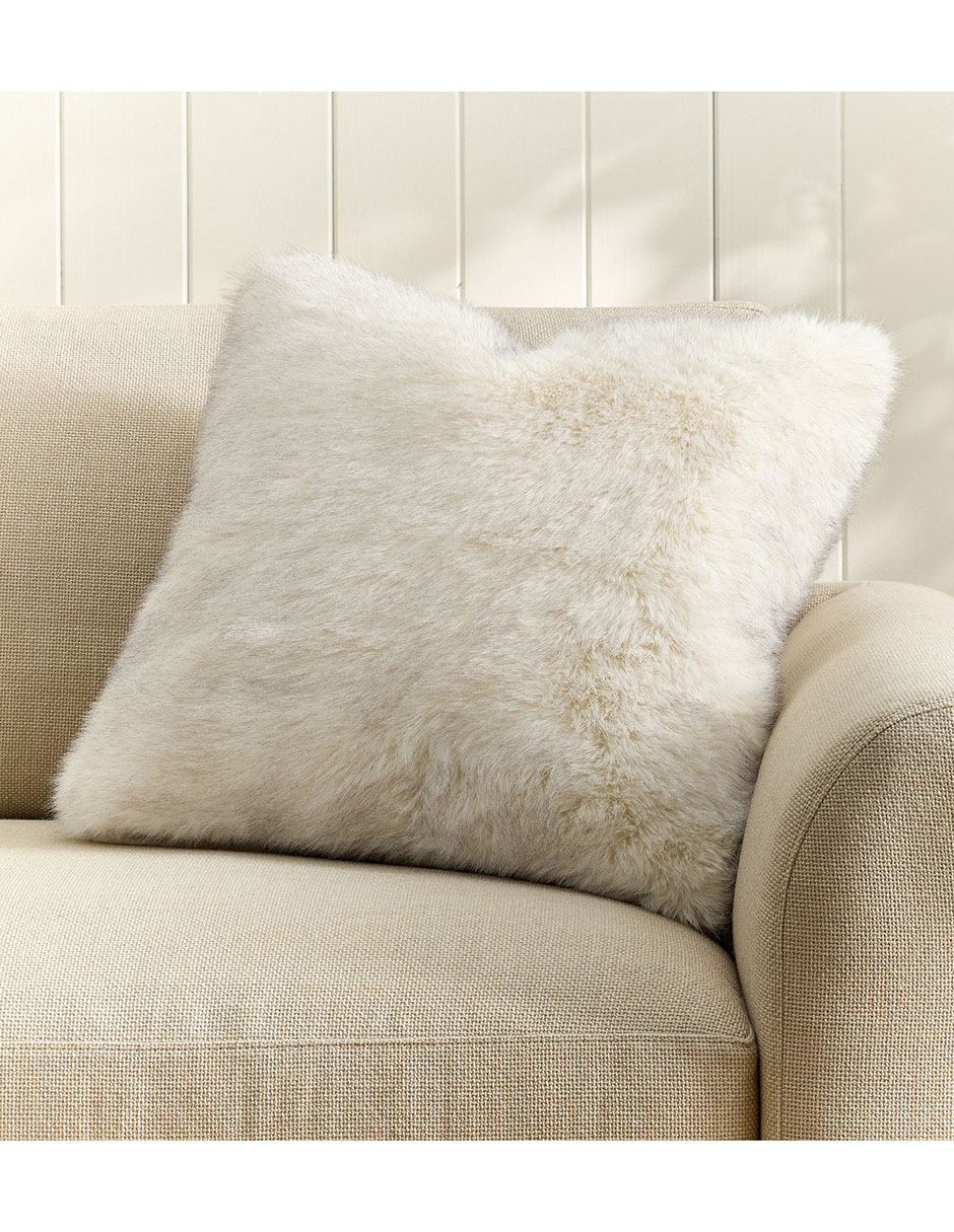 Funda cojín mink faux fur