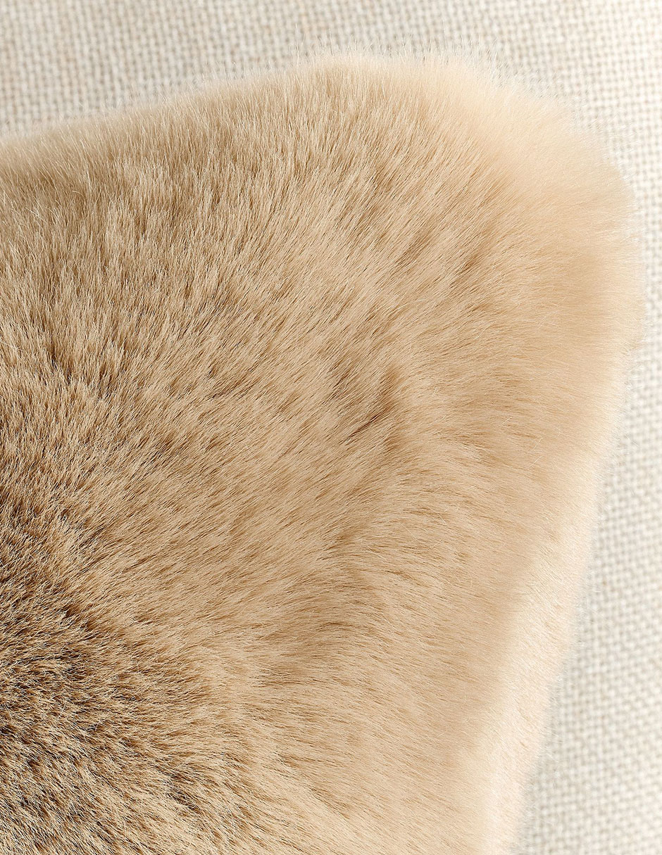 Funda cojín mink faux fur