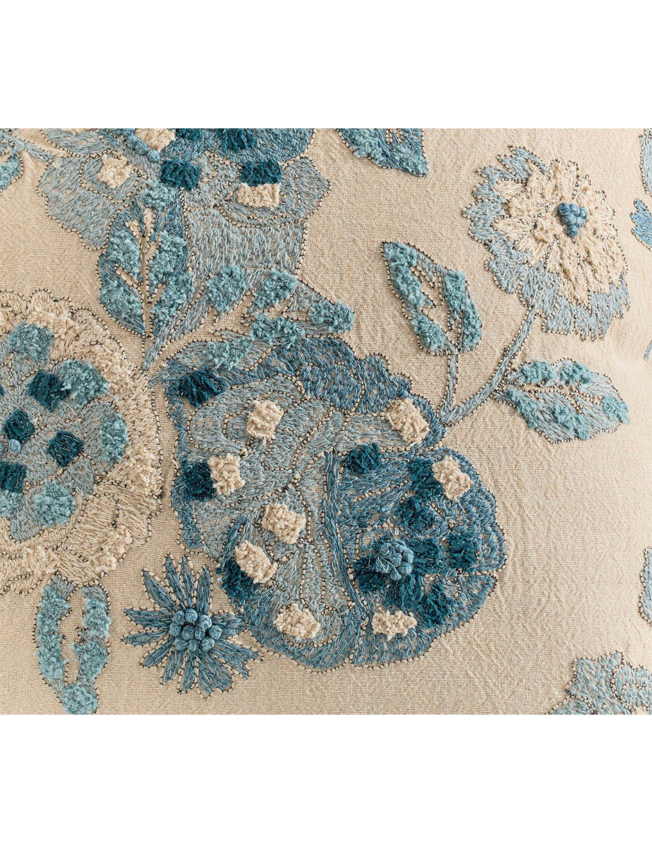 Funda cojín floral 3